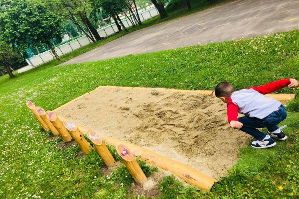 Elkészült óvodánkban a távolugró gödör 